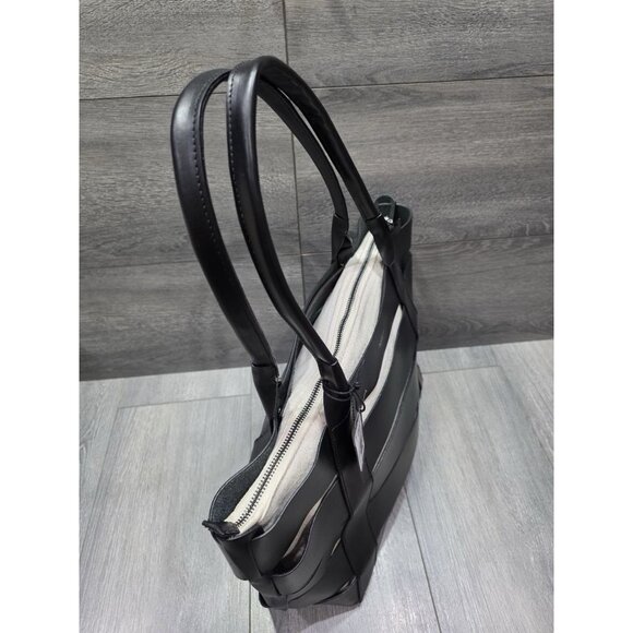 Botkier Hampton Leather Tote Shoulder bag Black B000474 - Picture 7 of 13